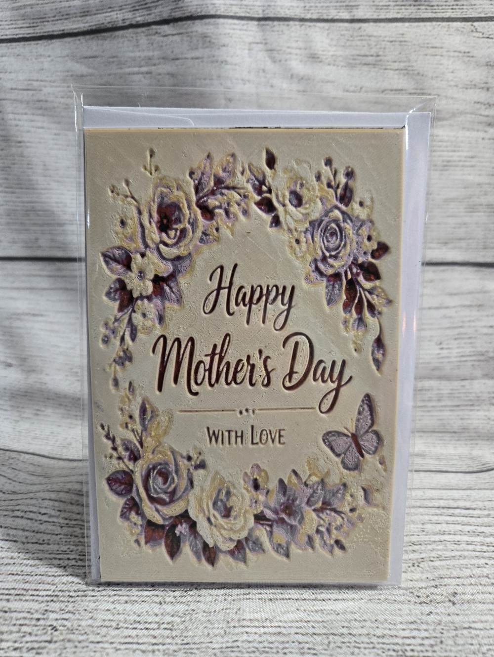 Happy Mothers Day 3D Printed Card